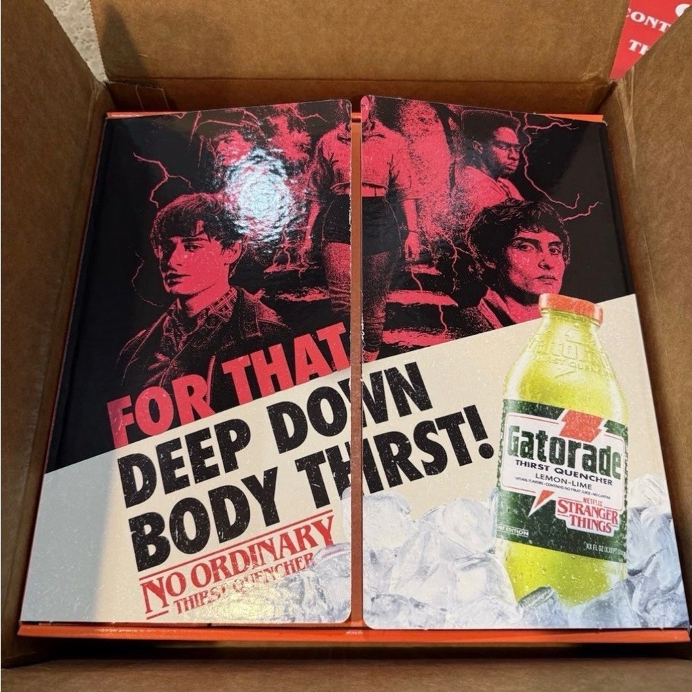 Stranger Things X Gatorade Exclusive 1987 Hawkins Capsule Size Large